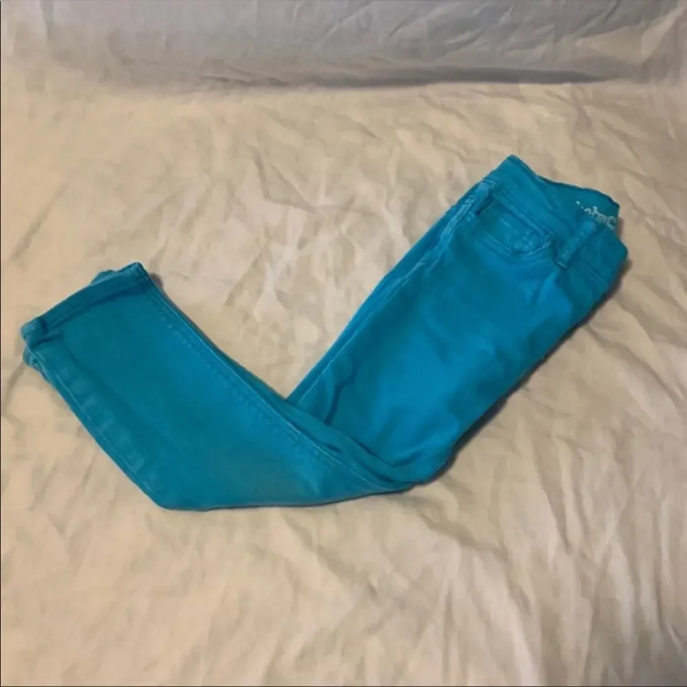 Baby Gap Mini Skinny Bright Blue Jeans 3yrs old